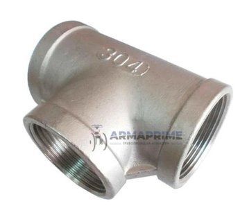 Трійник різьбовий нержавіючий AISI304 Ду20 (3/4") ВВВ