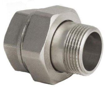 Американка никелированная латунная прямая усиленная Ду50 (2") ВН