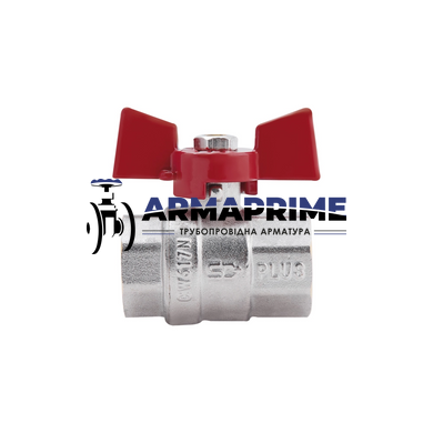 Кран латунный муфтовый ВВ Thermo Alliance Ду15 Ру40
