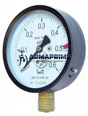 Манометр ДМ 05-МП-3У-01 радіальний 0,6 МПа кл. 1,5 G1/2"