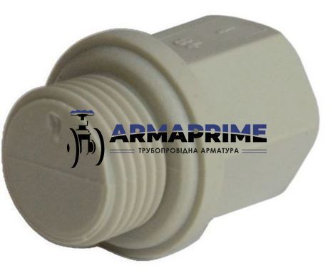 Заглушка ППР Ду25 (3/4") зовнішня різьба Formul