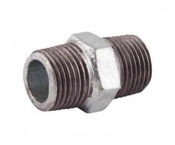 Ниппель чугунный оцинкованный Ду40 (1 1/2") НН