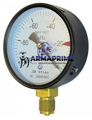 Вакуумметр ДВ 05160-01М (-100...0 кПа) кл. 1,5 М20х1,5