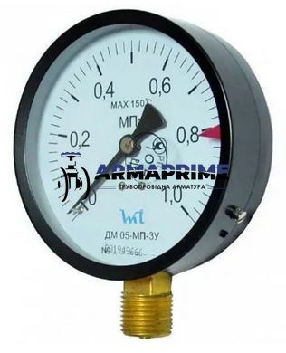 Манометр ДМ 05-МП-3У-01 радиальный 1 МПа кл. 1,5 М20x1,5