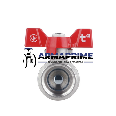 Кран латунний муфтовий ВВ Thermo Alliance Ду25 Ру40