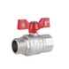 Кран латунный муфтовый ВН Thermo Alliance Ду25 Ру40