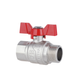 Кран латунный муфтовый ВН Thermo Alliance Ду25 Ру40