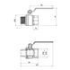 Кран латунный муфтовый ВН (газ) SD Plus Ду25 Ру30