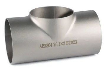 Тройник нержавеющий приварной (короткий) AISI 304 Ду65 (&Oslash; 76x2)