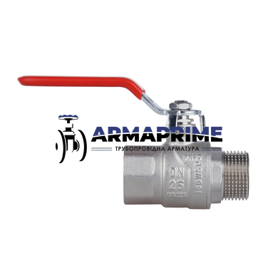 Кран латунний муфтовий ВЗ Thermo Alliance Ду25 Ру40