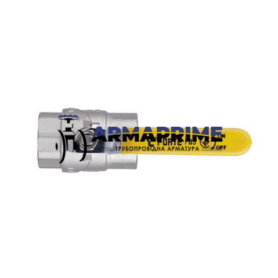Кран латунний муфтовий ВВ (газ) Thermo Alliance Ду32 Ру40