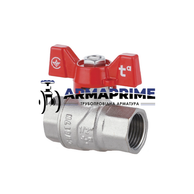 Кран латунный муфтовый ВВ Thermo Alliance Ду15 Ру40