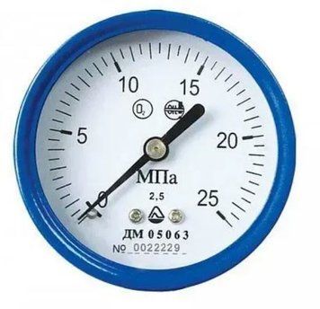 Манометр кислородный ДМ 05050-01-О2 осевой 2,5 МПа кл. 2,5 G1/4"