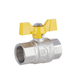 Кран латунний муфтовий ВВ (газ) Thermo Alliance Ду25 Ру40