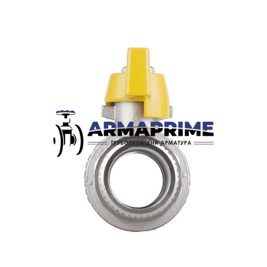 Кран латунний муфтовий ВН (газ) Thermo Alliance Ду25 Ру40