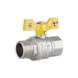 Кран латунний муфтовий ВН (газ) Thermo Alliance Ду25 Ру40