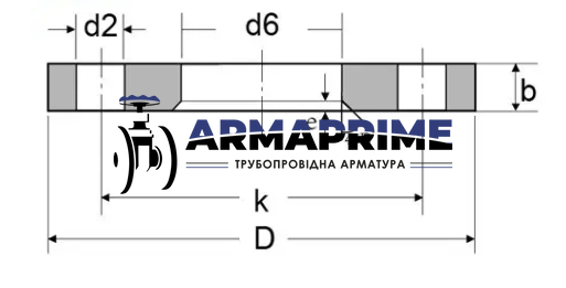Фланец свободный алюминиевый Ду250 Ру10