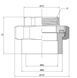 Американка ППР Ду63х2" внутренняя резьба Thermo Alliance