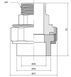 Американка ППР Ду25х3/4" наружная резьба Thermo Alliance