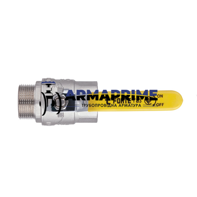 Кран латунний муфтовий ВЗ (газ) Thermo Alliance Ду32 Ру40