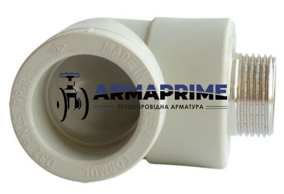 Коліно ППР Ду20х3/4" (зовнішня різьба) Formul