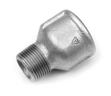 Переходник чугунный оцинкованный Ду50х25 (2"х1") ВН