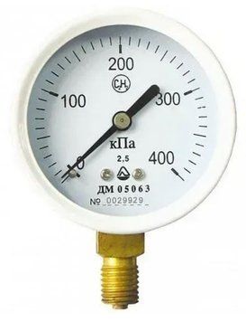 Манометр ацетиленовый ДМ 05063-01-C2H2 радиальный 25 МПа кл. 2,5 М12x1,5