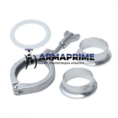 Кламповое соединение нержавеющее AISI 304 Ду125 (129x2,0)