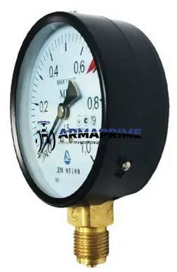 Манометр ДМ 05100-01М радиальный 1 МПа кл. 1 G1/2"