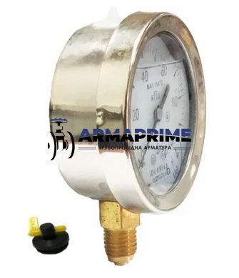 Манометр глицериновый ДМ 05063-05-Г радиальный 250 кПа кл. 2,5 М12x1,5