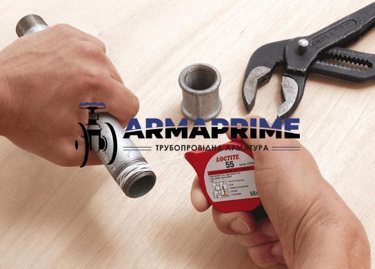 Нить полиамидная для герметизации резьбы Loctite 55 (50 м)