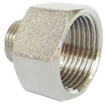 Перехідник латунний нікельований Ду25х20 (1"x3/4") ВЗ