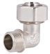Угол латунный 20х1/2"Н никелированный для металопласт. труб SD157W2015 Thermo Alliance